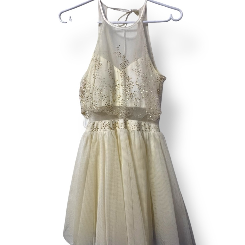 Windsor white and Gold Dress